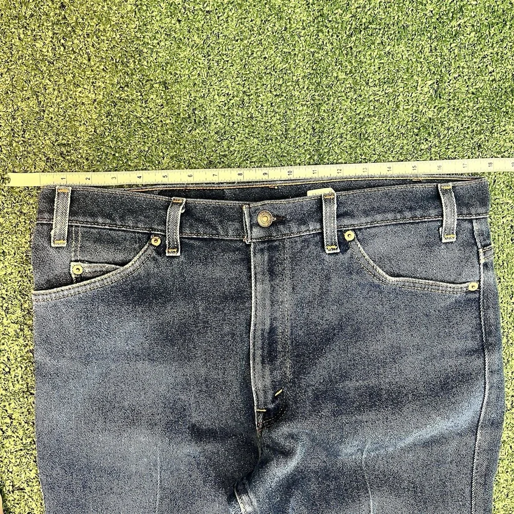 Vintage Levis 517 Jeans 36x30 Bootcut Denim Orange Tab Jeans USA 35x27.5 Fit